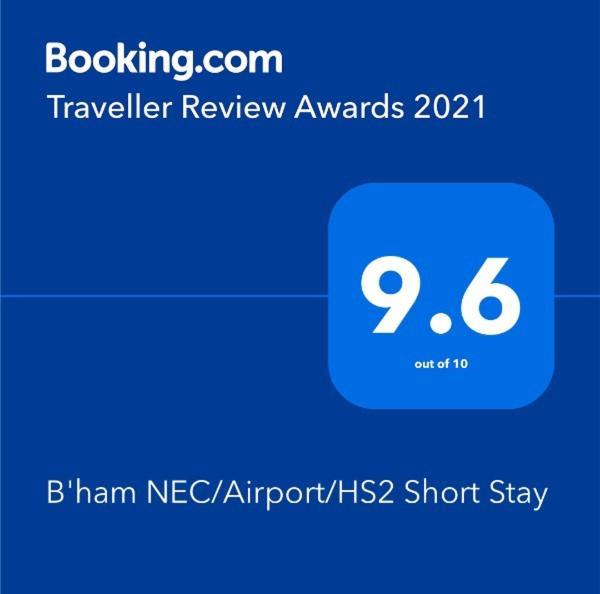 B'Ham Nec/Airport/Hs2 Short Stay Birmingham Exterior foto